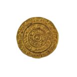 ♦Fatmid Caliphs of Egypt, Gold Dinar of Al-Mu'izz AH341-365 (953-975AD), obv. and rev. legends in
