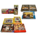 The Beatles Related Jigsaws, 2x Heye Yellow Submarine, 3x Photomosaics, Hard Days Night and The