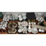 A large quantity of 20th century English pottery and porcelain, including: Roslyn china Whispering