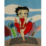 Marilyn - Betty Boop Limited Edition Cel, with background,16 1/2x13 1/2", framed and glazed with
