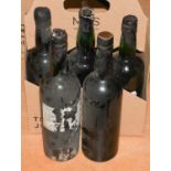 Taylor's 1960 Vintage Port (one bottle), Unknown Crusted Port (one bottle), Bual Velha Solera
