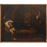 After Edward Matthew Ward (1816-1879)The Last Sleep of the Earl of ArgyllTitled verso, oil on