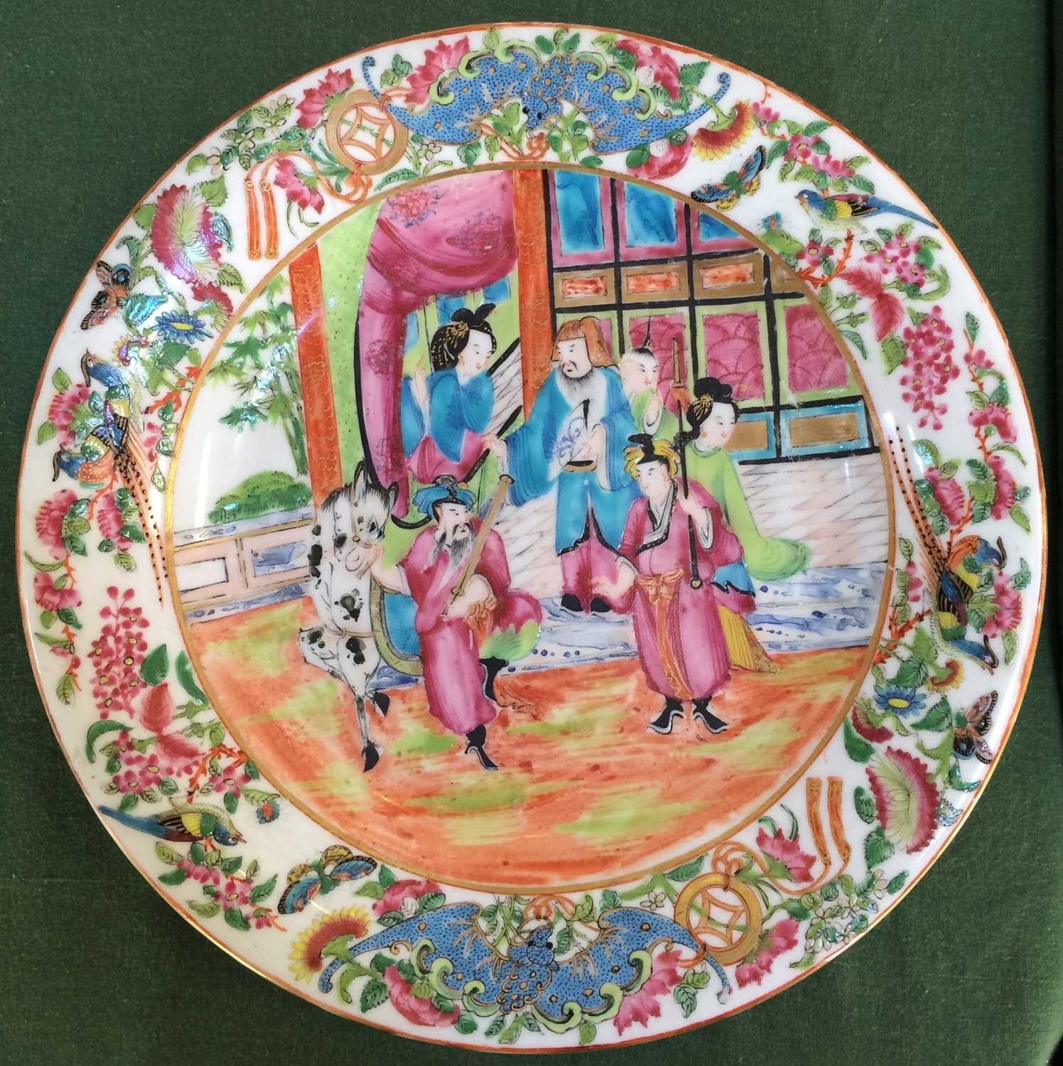 A Pair of Royal Worcester Porcelain Plates, painted by Po-Hing, circa 1875, in famille rose type - Image 14 of 15