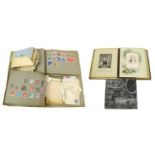 A Wooden Printing Block, in eight sections, depicting various scenes; A Photograph Album, containing