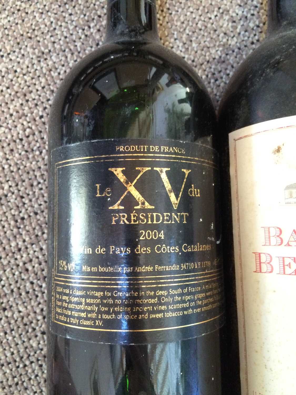Le Bijou Ambré Fine Old Cognac, personalised label (one bottle), Courvoisier Napoleon Cognac (one - Image 15 of 17