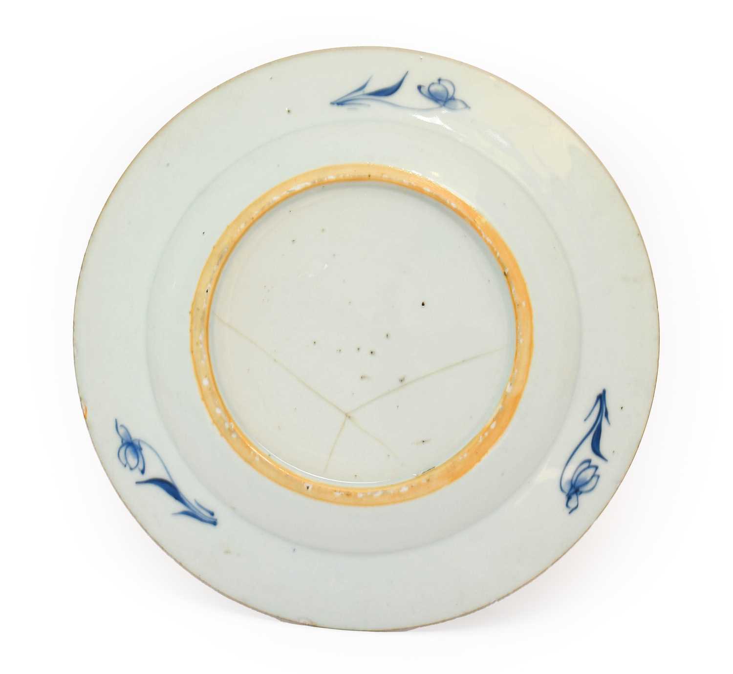 A Chinese Porcelain Plate, Qianlong, of octagonal form, painted in underglaze blue probably after an - Image 2 of 22