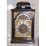 A Pull Repeat Table Clock, striking on a nest of six bells, 54cm high over handleMain spring is