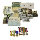 D-Day Interest - A Second World War Group of Four Medals to a Sergeant Peter Denton, the Royal