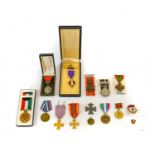 A Small Quantity of Foreign Awards, including French Croix de Guerre 1939, Belgian Croix De Guerre