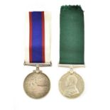 A Royal Fleet Reserve Long Service and Good Conduct Medal, George VI, coinage profile with IND: