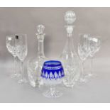 A Group of Glassware including, a pair of Waterford tumblers, and a pair of brandy balloons, Royal