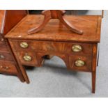 A George III Inlaid Mahogany Lowboy, 95cm by 54cm by 78cm