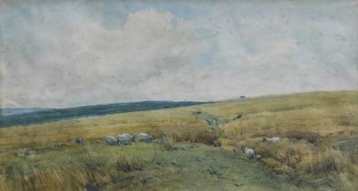 Arthur Reginald Smith RWS (1850-1925)A West Riding Upland Signed, watercolour, 26cm by 46cm