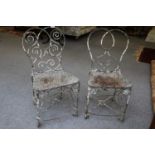 A Pair of Georgian Wirework Chairs