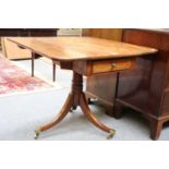 A George III Drop Leaf Mahogany Occasional Table