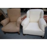 Two Upholstered Armchairs