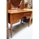 An Edwardian Inlaid Mahogany Dressing Table, 107cm by 50cm by 77cm