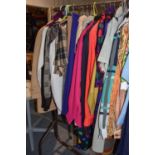 Assorted Circa 1960's and Later Costume and Accessories, comprising: cashmere knitwear, dresses,