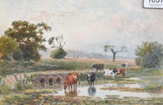 John MacPherson (fl.1881-1884)Castle wateringSigned, watercolour, 16.5cm by 25cm