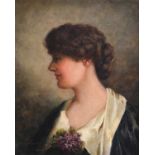 Nesta Warren (fl.1909-1931)Portrait of Mrs.BellSigned and dated, inscribed verso, oil on canvas,