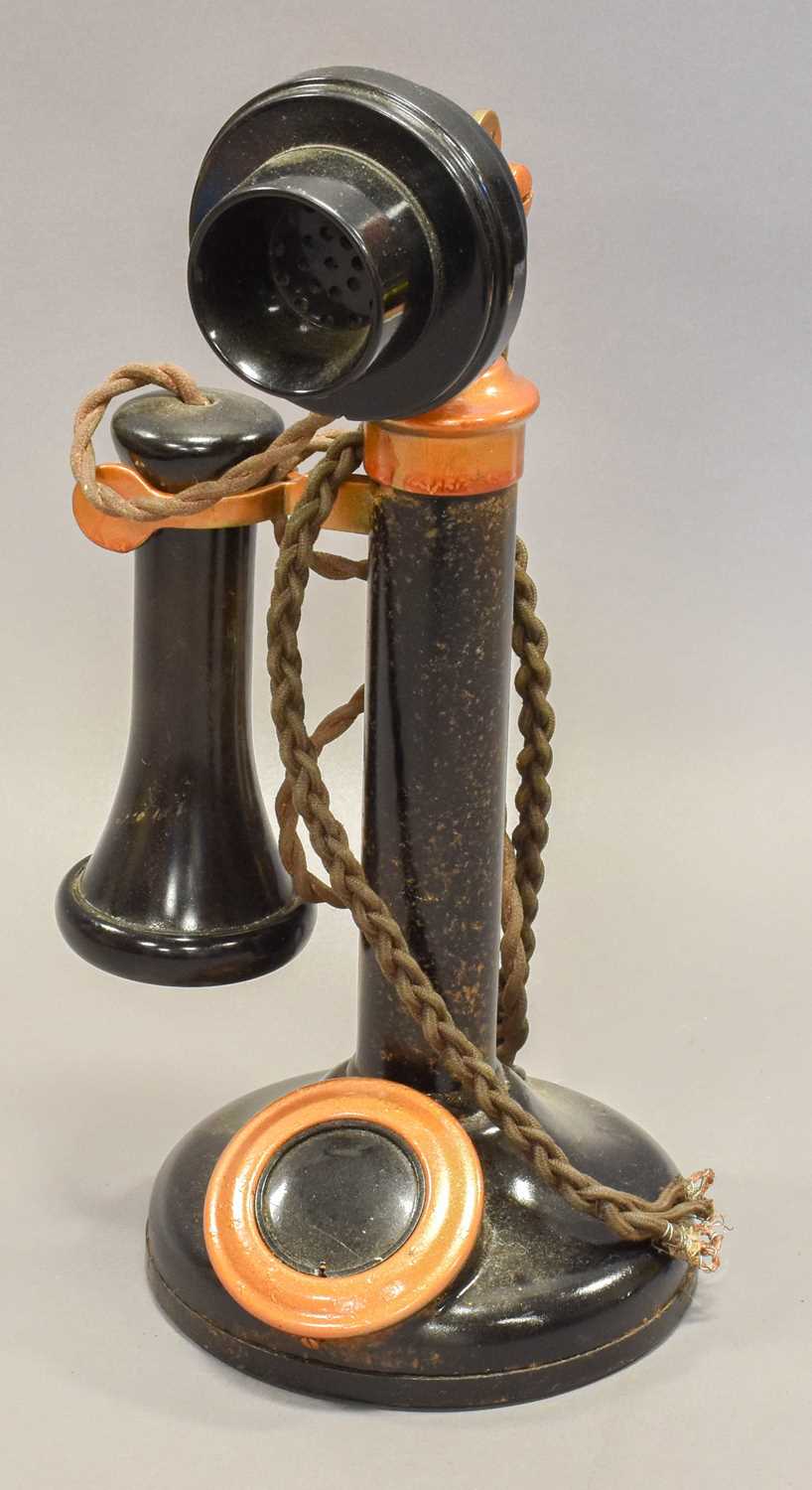 A Two-Tone Candlestick Telephone