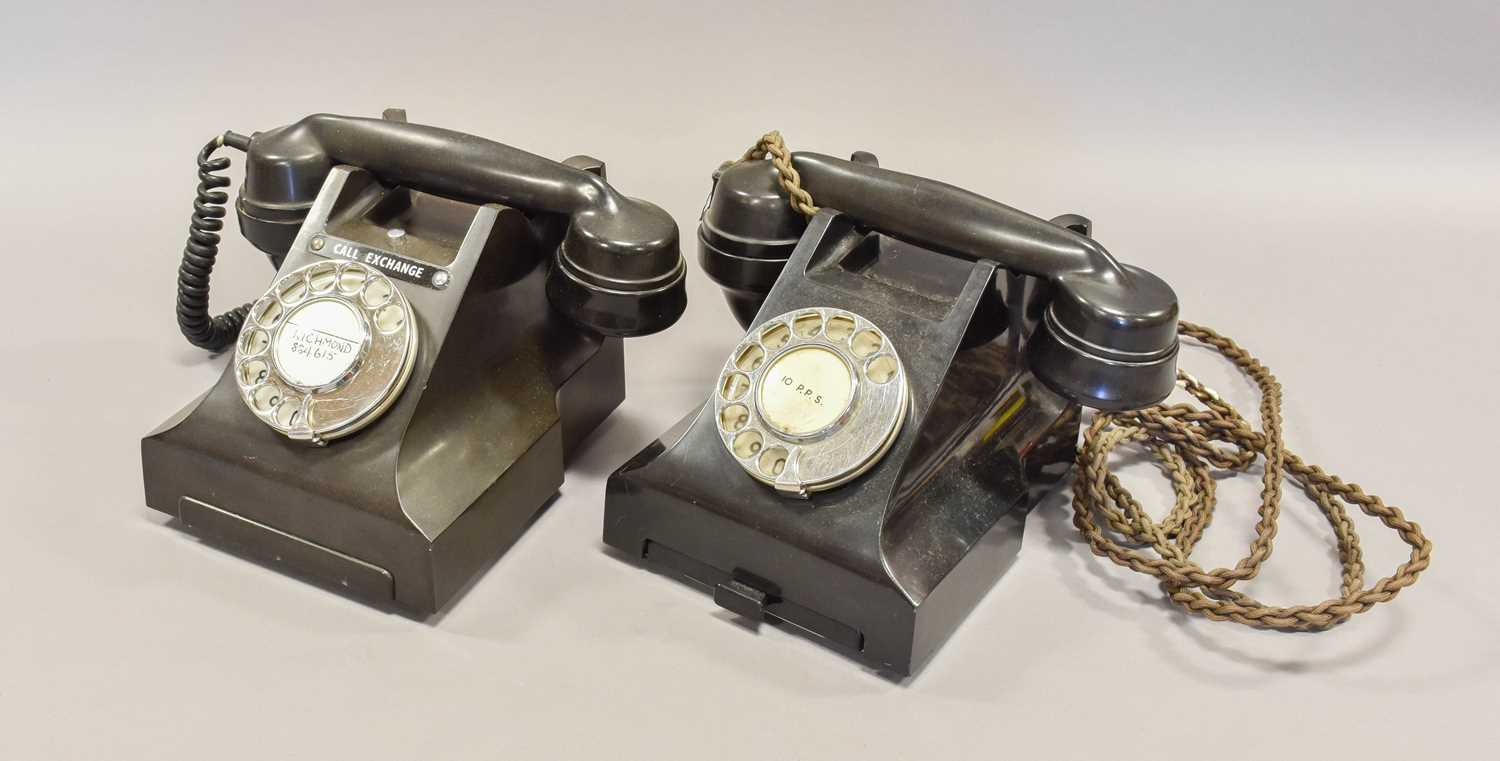 A GPO Type 310 Black Bakelite Telephone