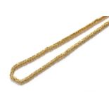 A 9 Carat Gold Fancy Link Necklace, length 51.5cmGross weight 40.0 grams.BJF Birmingham