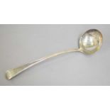 A George III Silver Soup-Ladle, by Thomas Wallis and Jonathan Hayne, London 1810, Threaded Old