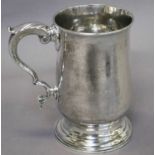 A George III Silver Mug, by Samuel Godbehere and Edward Wigan, London, 1787, baluster and on