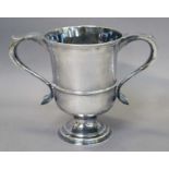 A George III Silver Two-Handled Cup, by John Langlands and John Robertson, Newcastle, 1782, inverted