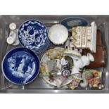 Collection of Royal Copenhagen Plates, Beatrix Potter figures, Cottages and a Kodak camera etc