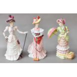 Three Royal Doulton figures, two boxed examples from the British Sporting Heritage Collection, '