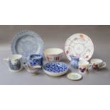 A Quantity of Early 19th Century English Pottery, including: transfer printed pearlware,