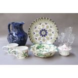 Assorted Ceramics, comprising: Masons Green Chartreuse, Portmeirion, Royal Doulton Plates, Cut