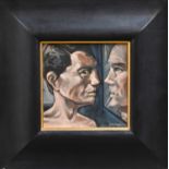 Frank McFadden (b.1972) Scottish 'Man in the Mirror'' 2007Signed and dated (20)07, oil on canvas,