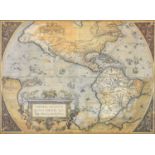 After Joan Baptista Vrints (fl.1576-1611) Flemish, A group of world maps (9)