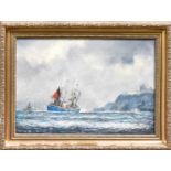 Jack Rigg (b.1927)"Off Whitby"Signed and dated 1985, oil on canvas, together with a signed and