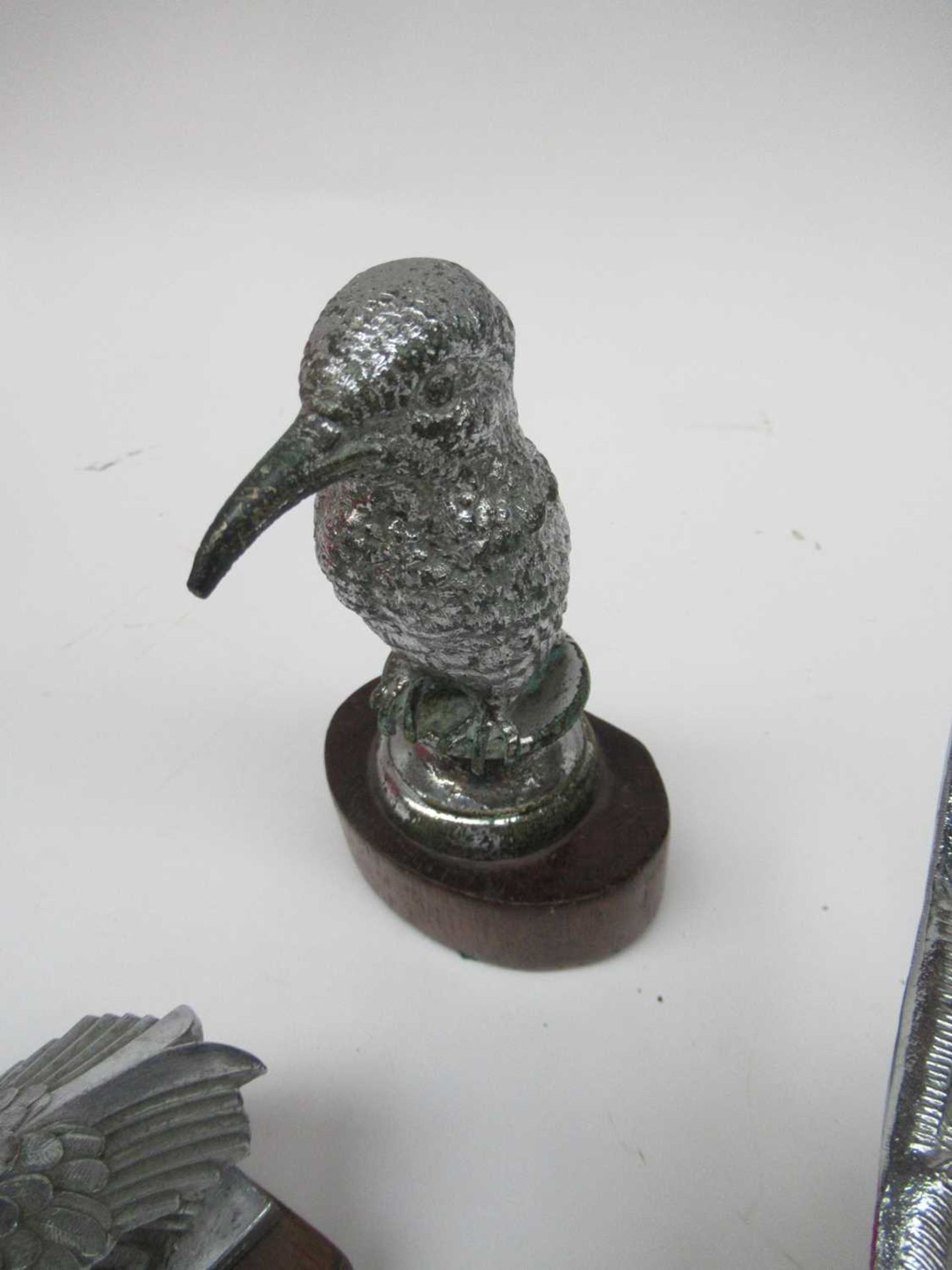 A 1930's Singer Bantam Radiator Mascot, 8cm high, A Chromed Mascot, in the form of an Eagle, 16cm - Image 3 of 4