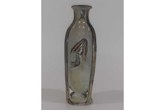 A Martin Brothers Stoneware Aquatic Vase, decorated with jellyfish, the base incised Martin Bro - Image 7 of 13