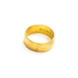 A 22 Carat Gold Band Ring, finger size S1/2Gross weight 10.3 grams.