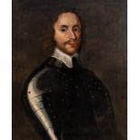 After Robert Walker (1599-1658)Portrait of Oliver Cromwell, half length, wearing armourOil on