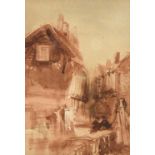 Henry Barlow Carter (1804-1868)“Old Houses, York”Inscribed, together with a similar example by the