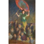 Ruth Cecil Latter (1869-1949)“Petite de Danseuse sur le fer”Signed and dated 1906, pastel, 36cm by