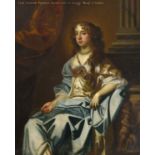 Attributed to Sir Peter Lely and Studio (1618-1680) DutchPortrait of Lady Gertrude Pierpoint, seated