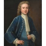 Circle of Phillip Mercier (1689-1760) FrenchPortrait of a young boy, half-length reputedly James