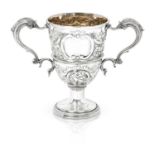 A George III Provincial Silver Two-Handled Cup by John Langlands and John Robertson, Newcastle, Prob