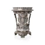 A Continental Silver Vase Maker's Mark A*E, Possibly 19th Century, The Sides Further Stamped 'G. Pal