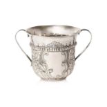 A George III Silver Porringer Possibly by John King, London, 1770