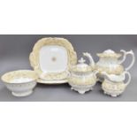 A 19th Century Ridgeway Part Tea and Coffee Service, a Yugoslavian part coffee set, three Russian