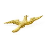 An 18 Carat Gold Diamond Brooch, realistically modelled as a bird, length 5.8cmGross weight 5.3